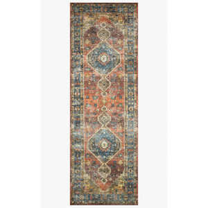 Skye Rug Collection by Loloi -Sky 11 Rust/Blue-Loloi Rugs-Blue Hand Home