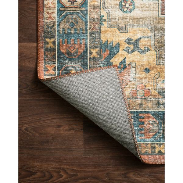 Skye Rug Collection by Loloi -Sky 11 Rust/Blue-Loloi Rugs-Blue Hand Home