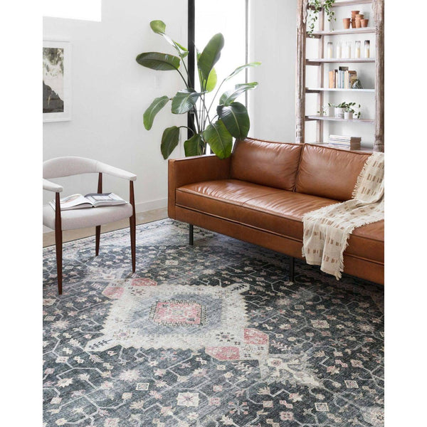 Skye Rug Collection by Loloi -Sky 02 Charcoal/Multi-Loloi Rugs-Blue Hand Home