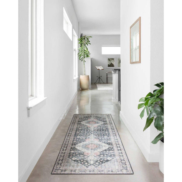 Skye Rug Collection by Loloi -Sky 02 Charcoal/Multi-Loloi Rugs-Blue Hand Home