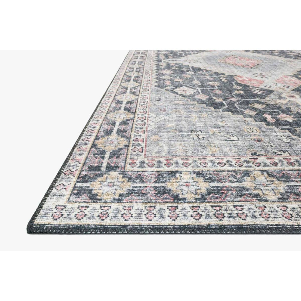 Skye Rug Collection by Loloi -Sky 02 Charcoal/Multi-Loloi Rugs-Blue Hand Home