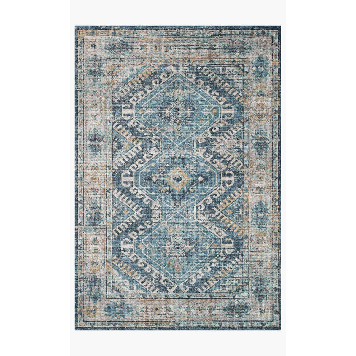 Skye Rug Collection by Loloi -Sky 03 Denim/Natural-Loloi Rugs-Blue Hand Home