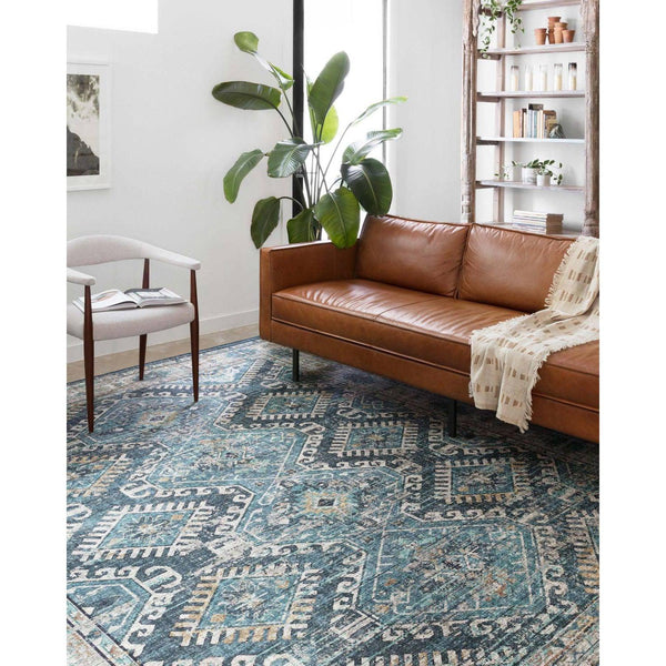 Skye Rug Collection by Loloi -Sky 03 Denim/Natural-Loloi Rugs-Blue Hand Home