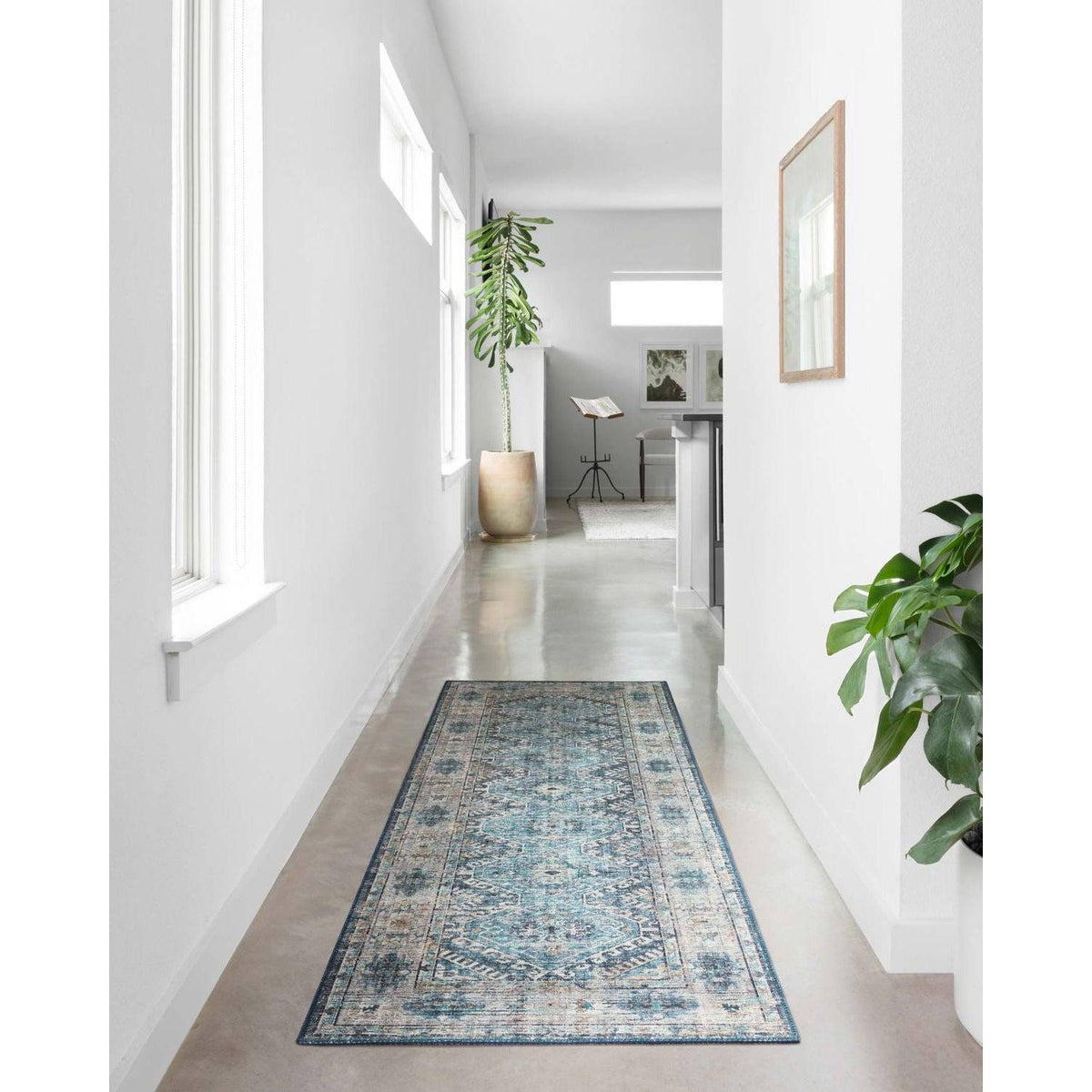 Skye Rug Collection by Loloi -Sky 03 Denim/Natural-Loloi Rugs-Blue Hand Home