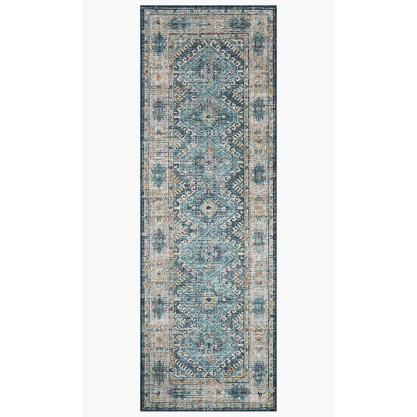 Skye Rug Collection by Loloi -Sky 03 Denim/Natural-Loloi Rugs-Blue Hand Home