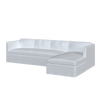 Bradley Chaise Sectional-Blue Hand Home-Blue Hand Home