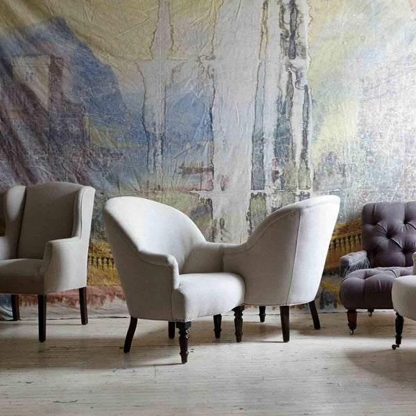 Cisco Brothers JD Tete A Tete Chair-Cisco Brothers-Blue Hand Home