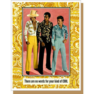 5.5x4.25" Greeting Card-Ümlaut Brooklyn-Blue Hand Home