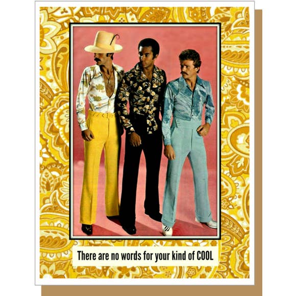 5.5x4.25" Greeting Card-Ümlaut Brooklyn-Blue Hand Home