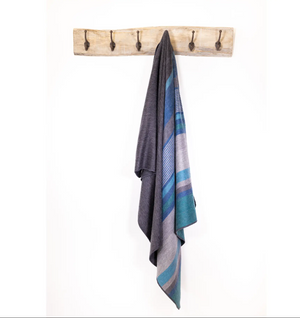 Alpaca Throw-Shupaca-Blue Hand Home