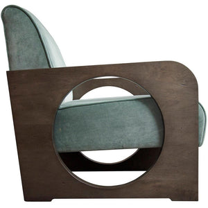 Omar Chair, Walnut Frame-CFC Furniture-Blue Hand Home