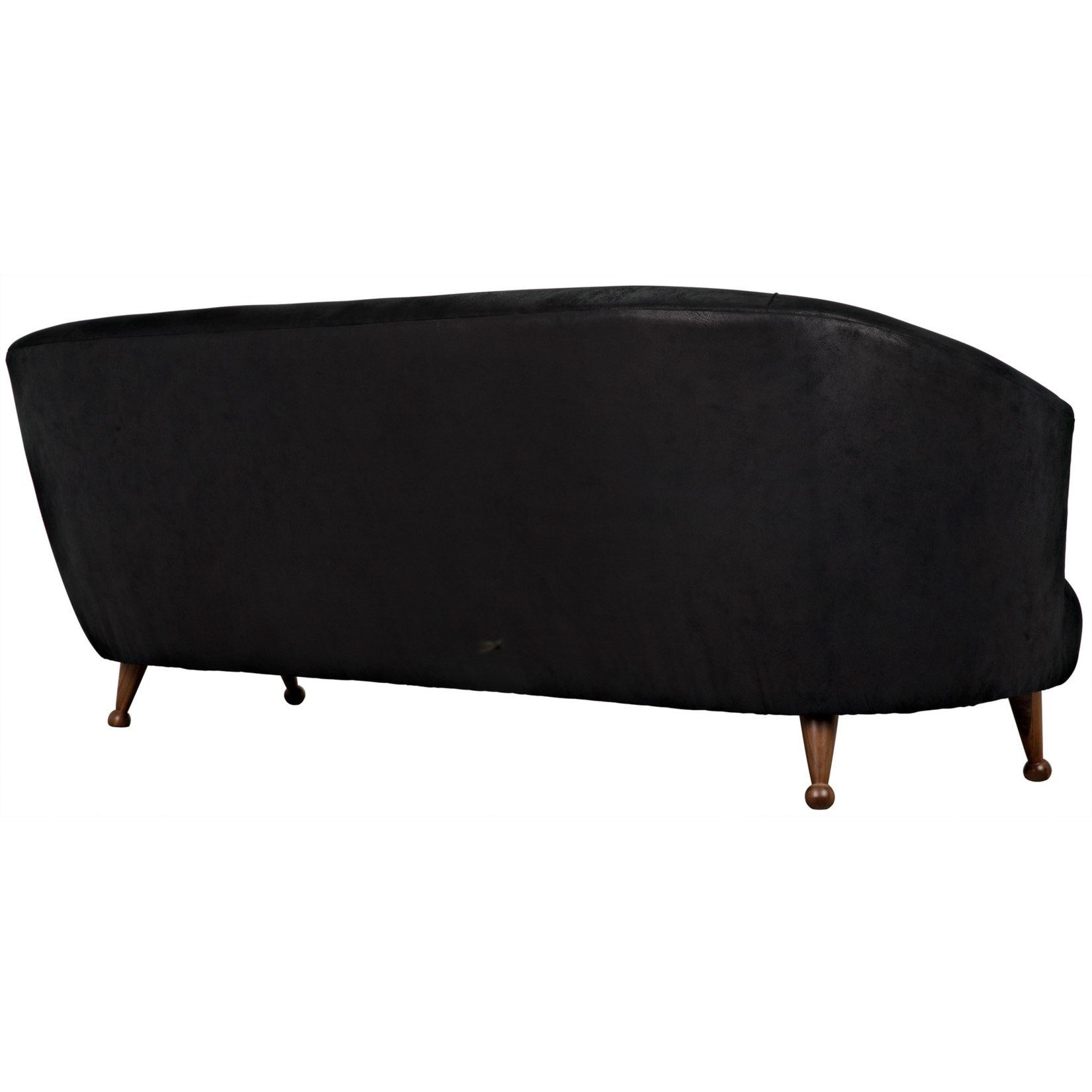 Unpleated Berta Sofa, Walnut Legs-CFC Furniture-Blue Hand Home