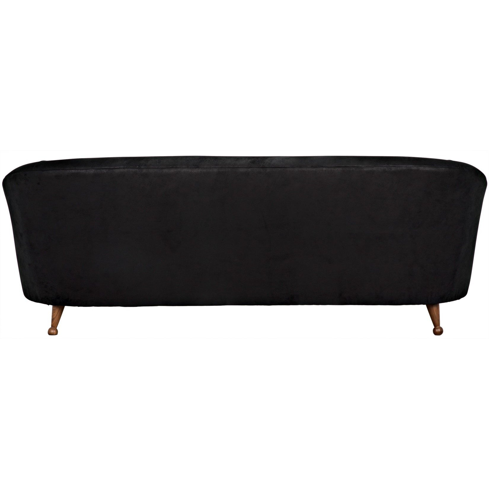 Unpleated Berta Sofa, Walnut Legs-CFC Furniture-Blue Hand Home