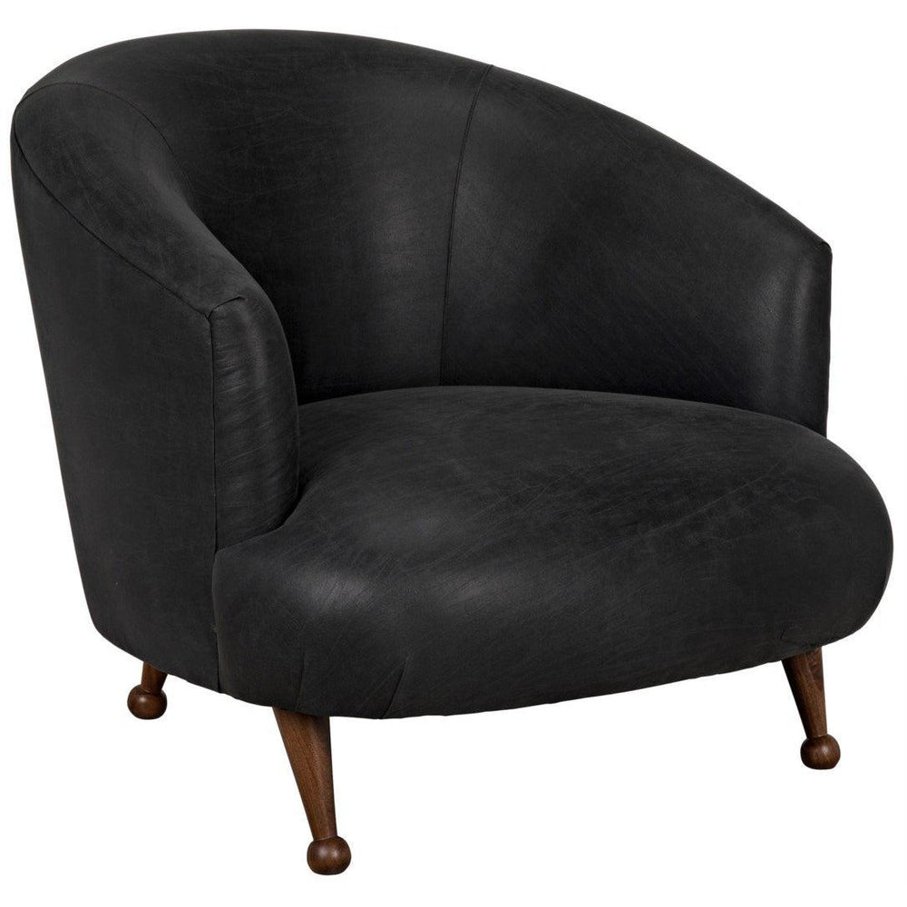 Unpleated Bertha Chair, Walnut Legs-CFC Furniture-Blue Hand Home