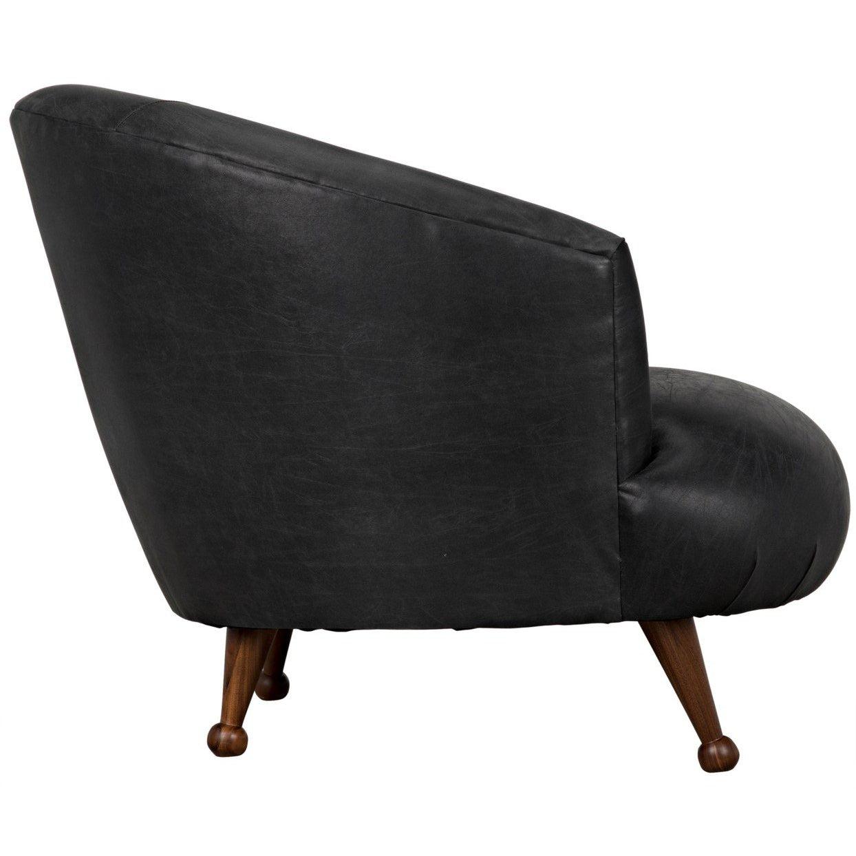 Unpleated Bertha Chair, Walnut Legs-CFC Furniture-Blue Hand Home