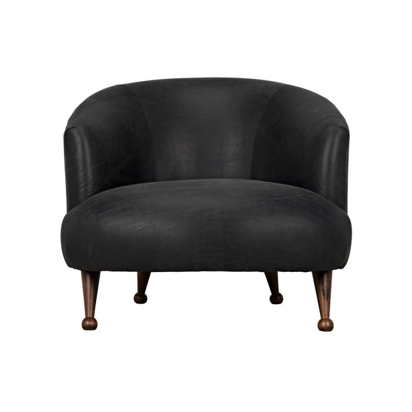 Unpleated Bertha Chair, Walnut Legs-CFC Furniture-Blue Hand Home