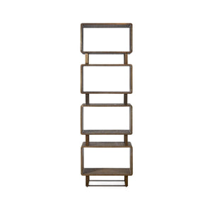 Villa & House - Verra Etagere, Antique Brass-Bungalow 5-Blue Hand Home