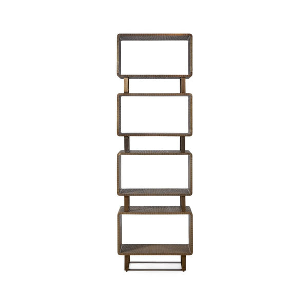 Villa & House - Verra Etagere, Antique Brass-Bungalow 5-Blue Hand Home