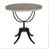 Noir Wine Table w/ Adjustable Metal Base, Vintage Grey-Noir Furniture-Blue Hand Home