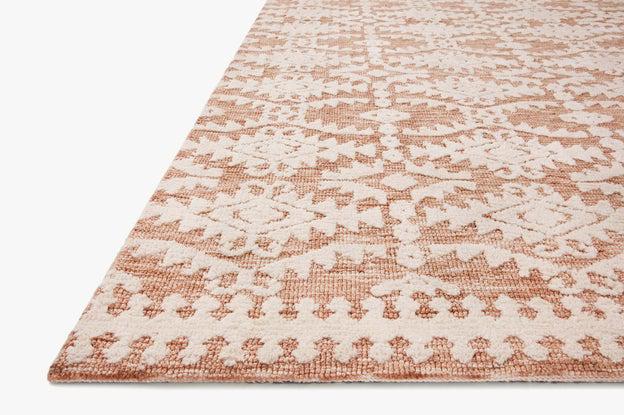 Justina Blakeney Yeshaia Rug Collection - YES-06 Terracotta/Ivory-Loloi Rugs-Blue Hand Home