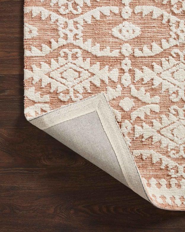 Justina Blakeney Yeshaia Rug Collection - YES-06 Terracotta/Ivory-Loloi Rugs-Blue Hand Home