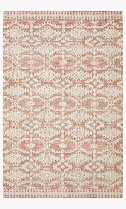 Justina Blakeney Yeshaia Rug Collection - YES-06 Terracotta/Ivory-Loloi Rugs-Blue Hand Home