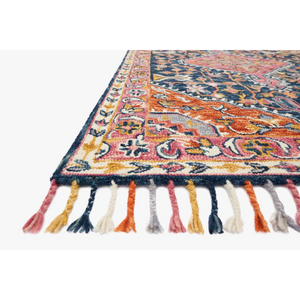 Loloi Rugs Zharah Collection - ZR-01 Navy/Multi-Loloi Rugs-Blue Hand Home