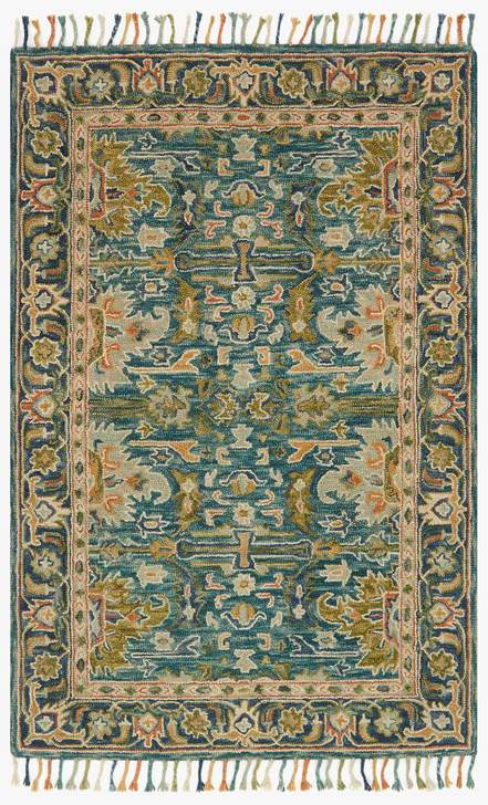 Loloi Rugs Zharah Collection - ZR-12 Blue/Navy-Loloi Rugs-Blue Hand Home