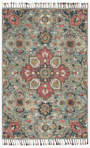 Loloi Rugs Zharah Collection - ZR-13 Lt. Blue/Multi-Loloi Rugs-Blue Hand Home