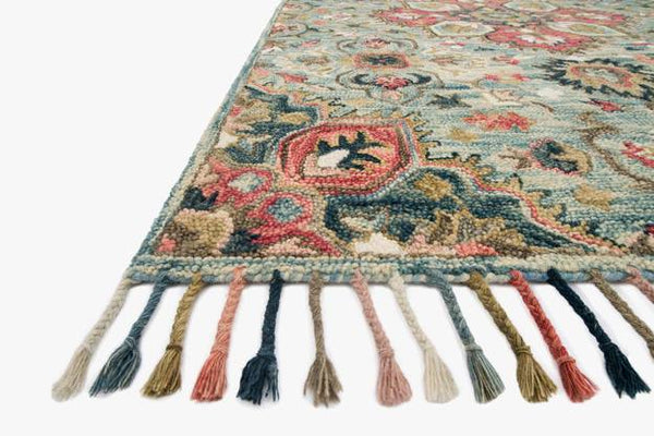 Loloi Rugs Zharah Collection - ZR-13 Lt. Blue/Multi-Loloi Rugs-Blue Hand Home