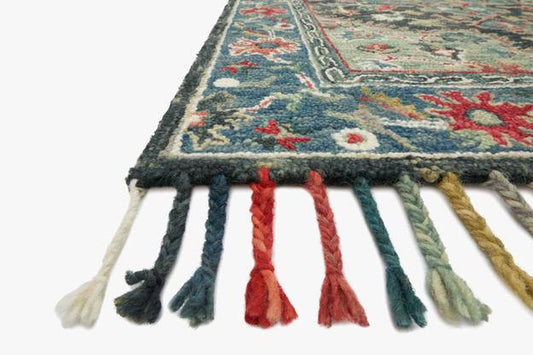 Loloi Rugs Zharah Collection - ZR-05 Navy/Blue-Loloi Rugs-Blue Hand Home