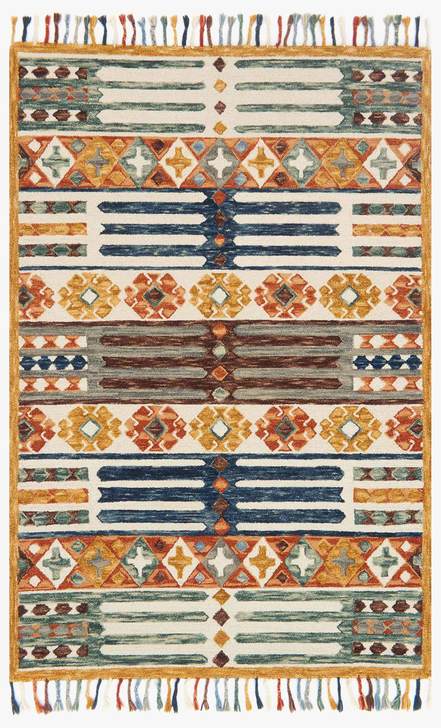 Loloi Rugs Zharah Collection - ZR-08 Sante Fe Spice-Loloi Rugs-Blue Hand Home
