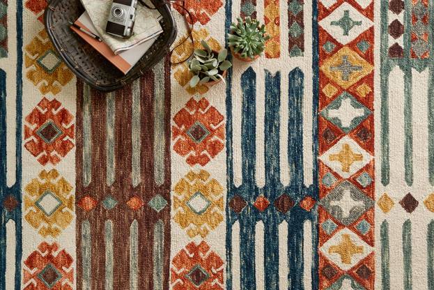 Loloi Rugs Zharah Collection - ZR-08 Sante Fe Spice-Loloi Rugs-Blue Hand Home