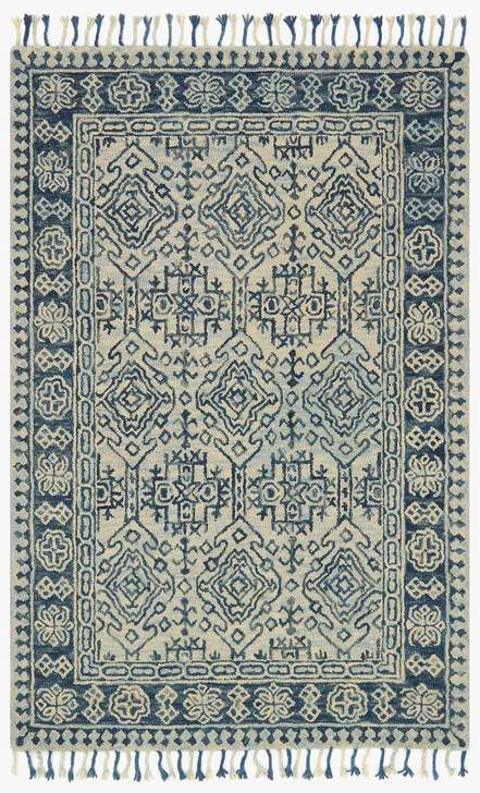 Loloi Rugs Zharah Collection - ZR-09 Mist/Blue-Loloi Rugs-Blue Hand Home