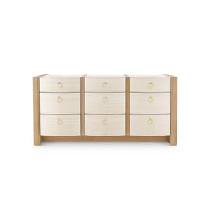 Villa & House - Albert Extra Large 9-drawer, Light Natural & Natural-Bungalow 5-Blue Hand Home