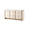 Villa & House - Albert Extra Large 9-drawer, Light Natural & Natural-Bungalow 5-Blue Hand Home