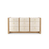 Villa & House - Albert Extra Large 9-drawer, Light Natural & Natural-Bungalow 5-Blue Hand Home