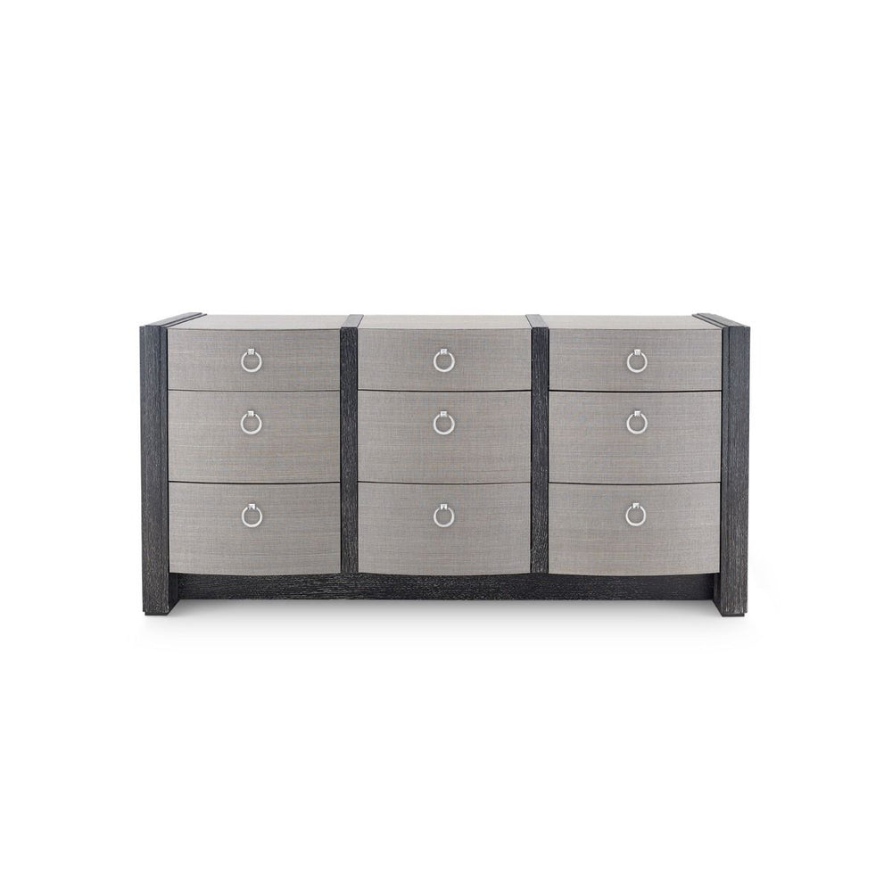 Villa & House - Albert Extra Large 9-drawer, Ash Gray & Black-Bungalow 5-Blue Hand Home