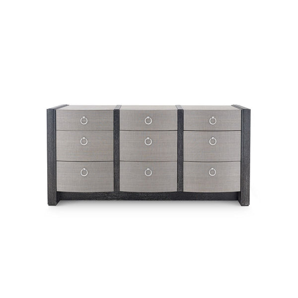 Villa & House - Albert Extra Large 9-drawer, Ash Gray & Black-Bungalow 5-Blue Hand Home