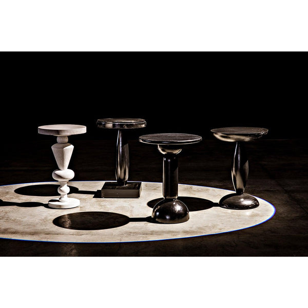 Noir Adonis Side Table, Hand Rubbed Black-Noir Furniture-Blue Hand Home