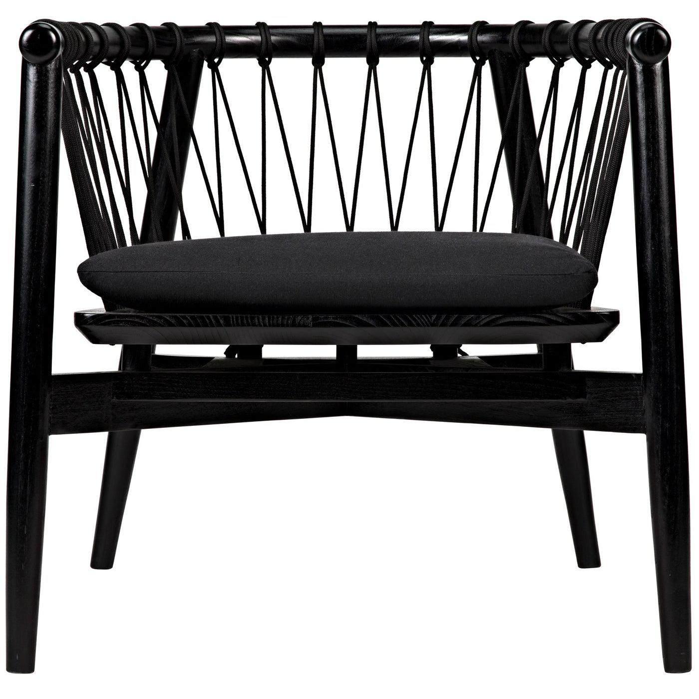 Hector Chair, Charcoal Black