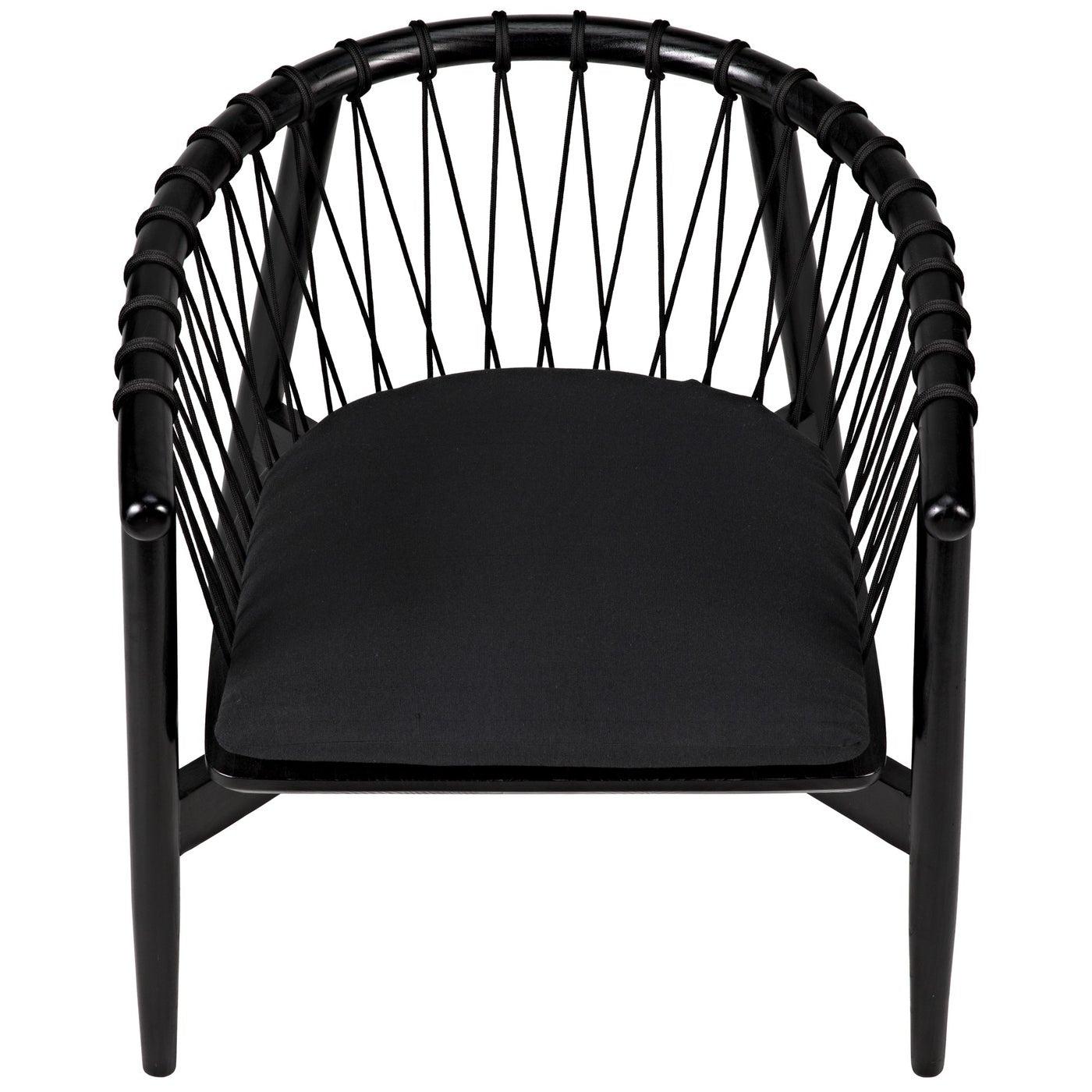 Hector Chair, Charcoal Black