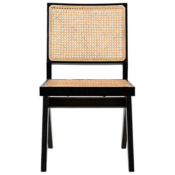 Joseph Side Chair, Charcoal Black-Noir Furniture-Blue Hand Home