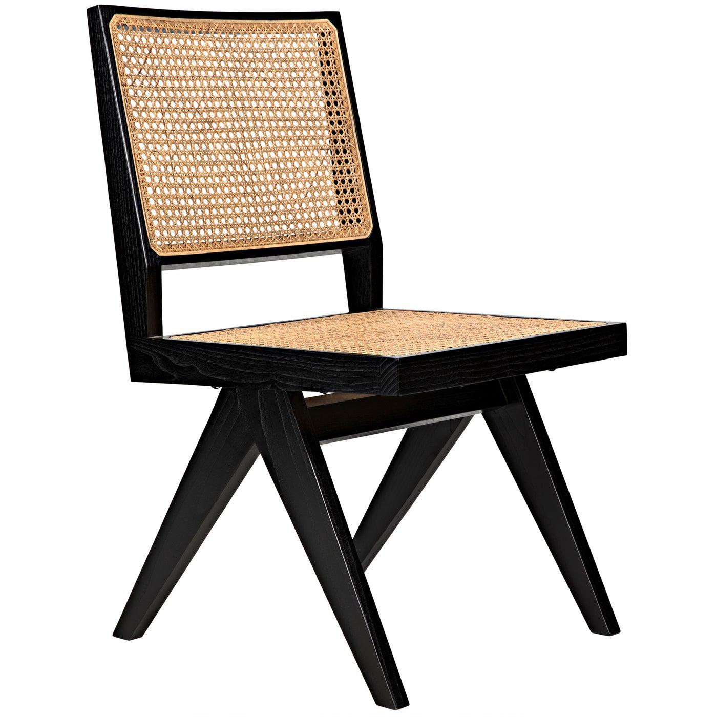 Joseph Side Chair, Charcoal Black