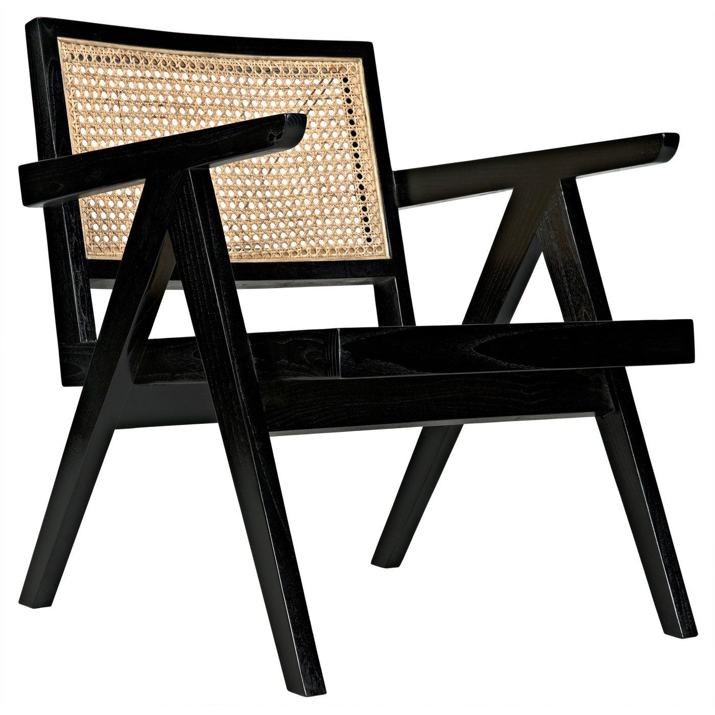 James Relax Chair, Charcoal Black