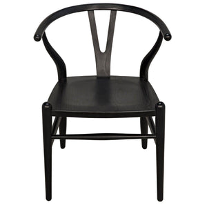 Zola Chair, Charcoal Black-Noir Furniture-Blue Hand Home