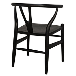 Zola Chair, Charcoal Black-Noir Furniture-Blue Hand Home