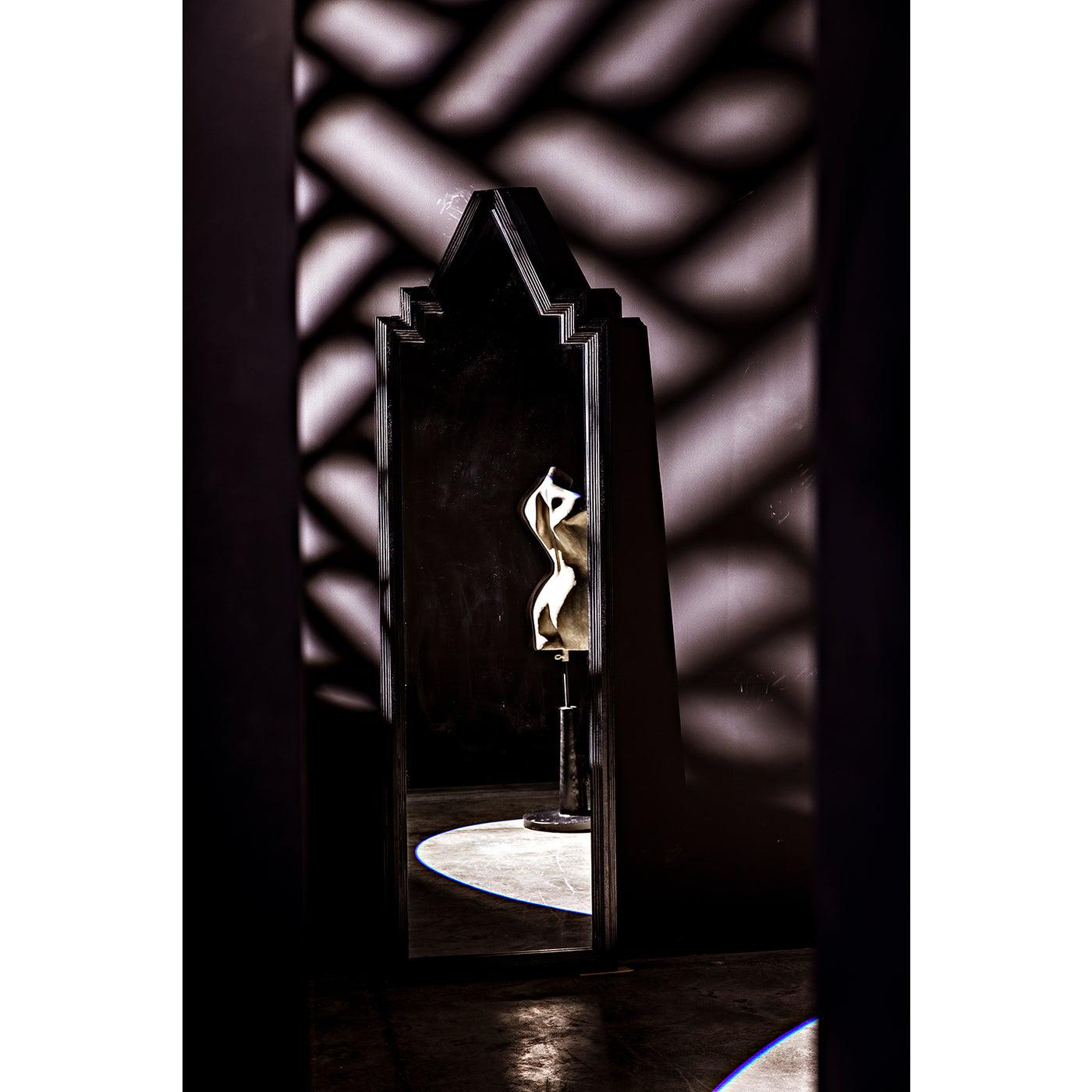 Rey Mirror, Charcoal Black