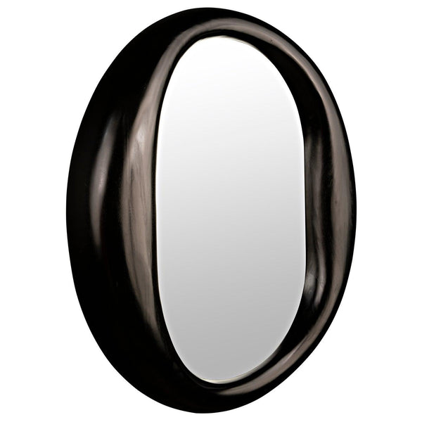 Oh Mirror, Charcoal Black-Noir Furniture-Blue Hand Home