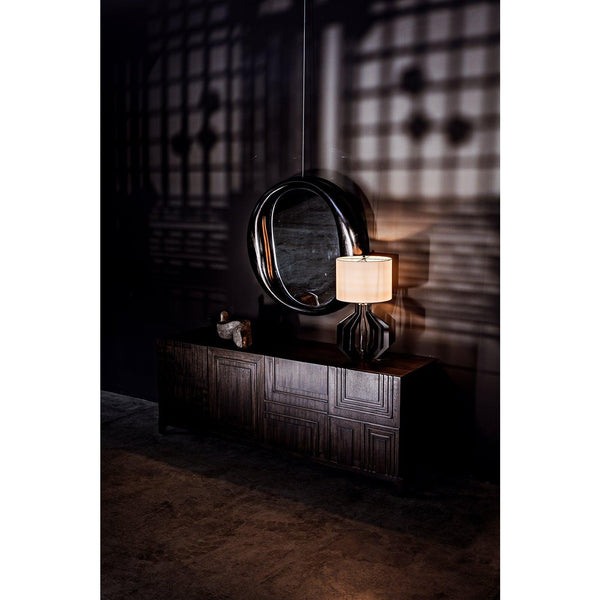 Oh Mirror, Charcoal Black-Noir Furniture-Blue Hand Home